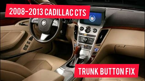 Cadillac electric trunk release problems